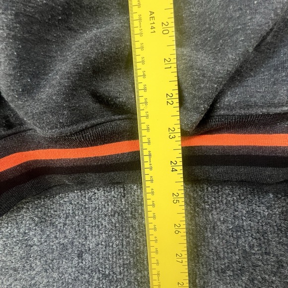 Renegade San Francisco Hoodie Gray Orange Pullover Sweatshirt Size‎ Small - Picture 6 of 13